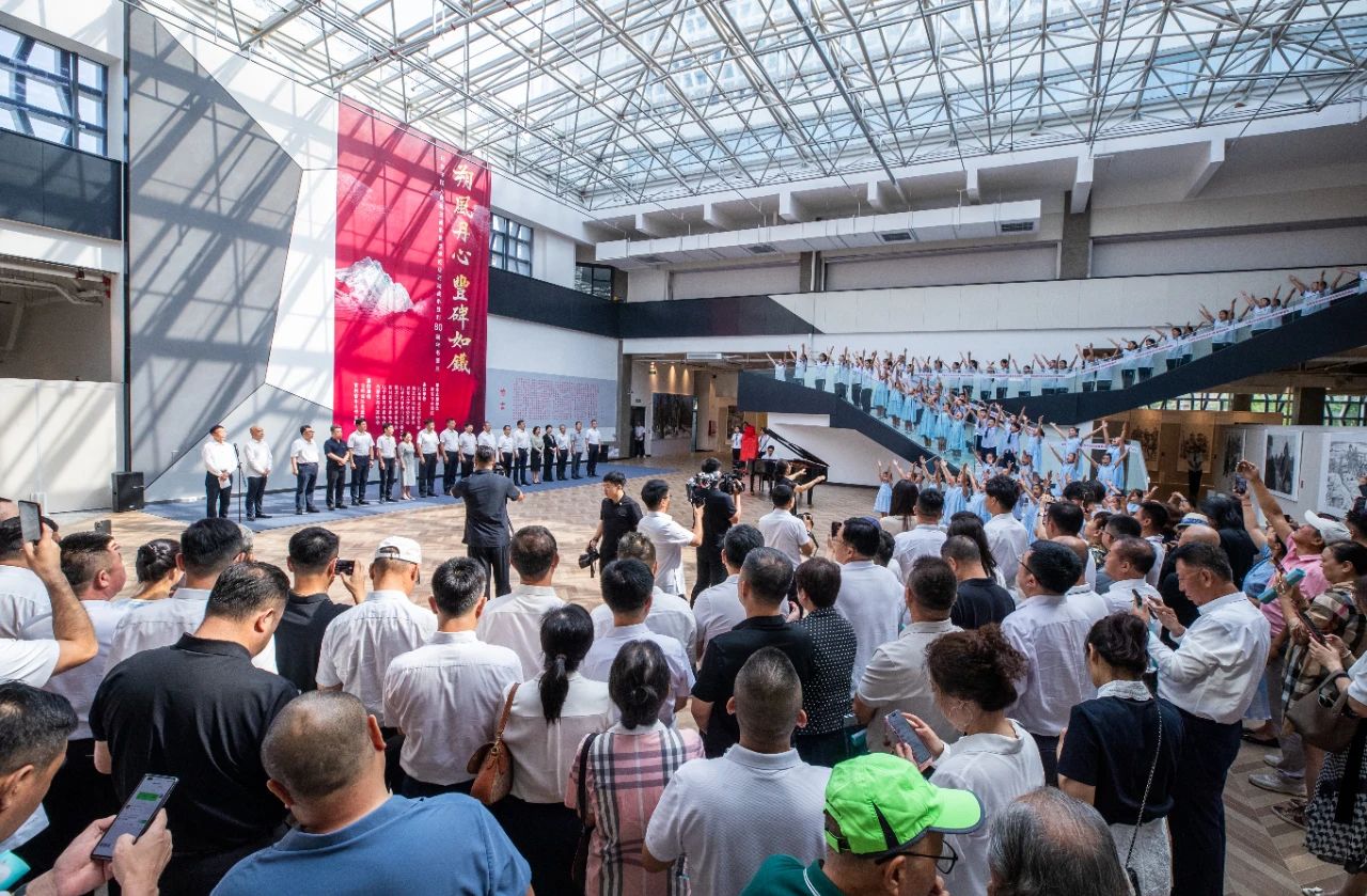 “朔风丹心 丰碑如铁——纪念中国人民抗日战争暨世界反法西斯战争胜利80周年书画展”在长春举行