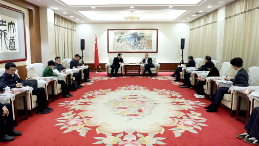 郑建邦会见中共毕节市委书记郭锡文一行