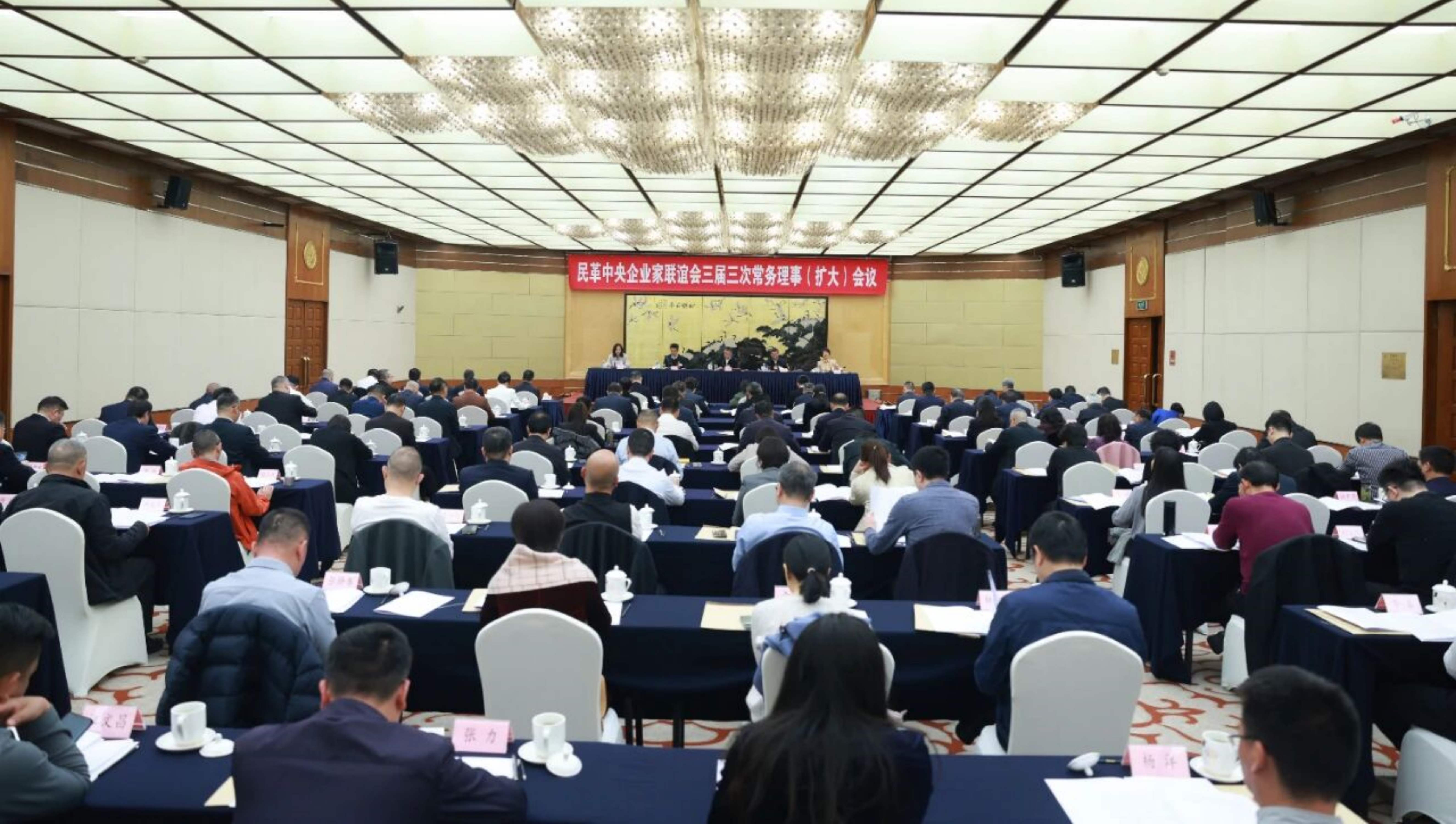 民革中央企业家联谊会三届三次常务理事（扩大）会议在京召开
